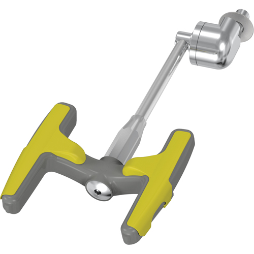 Poste de douche oculaire/faciale Halo, Installation Montage mural Rock Safety Industrial Ltd