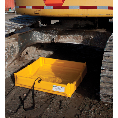 Mini bermes de confinement pliantes Duck Ponds, Capacit&eacute; 74 gal. US, 6' la x 4' lo x 6" h, Paroi en mousse Rock Safety Industrial Ltd