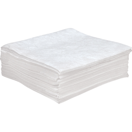 Feuilles absorbantes antistatiques de premi&egrave;re qualit&eacute;, Huile seulement, 30" x 30", 55 gal. d'absorption Rock Safety Industrial Ltd