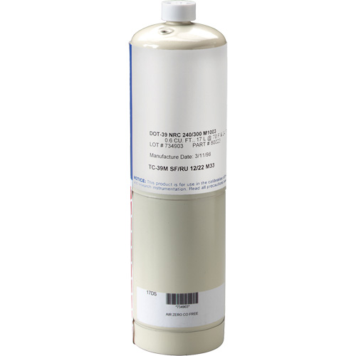 Bouteille de gaz z&eacute;ro Rock Safety Industrial Ltd