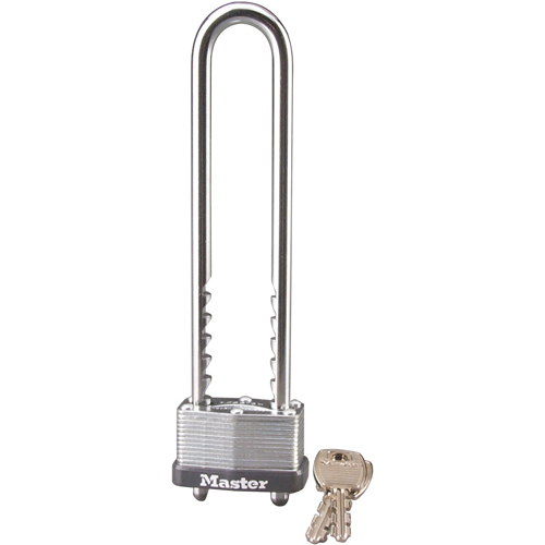 Laminated Padlock, Silver, Keyed Different, Laminated Steel, 1-3/4" Width Rock Safety Industrial Ltd