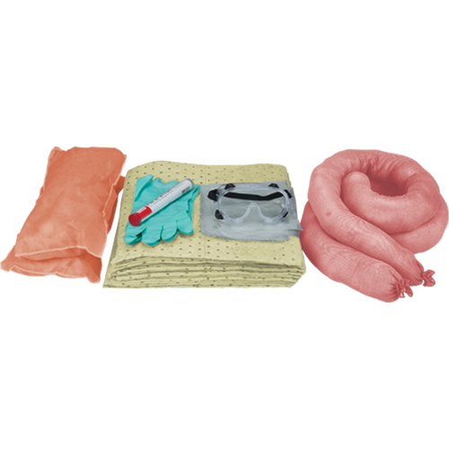 Trousses de d&eacute;versements de rechange pour v&eacute;hicules, 10 gallons, Mati&egrave;res dangereuses Rock Safety Industrial Ltd