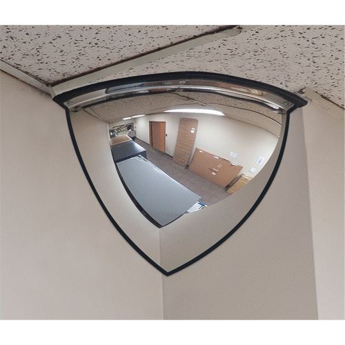 Miroir en d&ocirc;me 90°, Quart de d&ocirc;me, Dessus ouvert, Diam&egrave;tre 20" Rock Safety Industrial Ltd