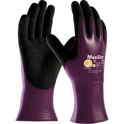 Gants ATG MaxiDry 56-426, 7/Petit, R&ecirc;vetement Nitrile, Calibre 15, Enveloppe en Nylon Rock Safety Industrial Ltd