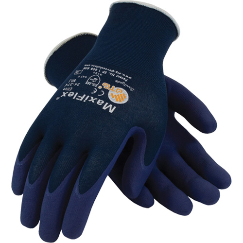 Gants ATG MaxiFlex Elite 34-274, 6/T-petit, R&ecirc;vetement Mousse de nitrile, Calibre 18, Enveloppe en Nylon Rock Safety Industrial Ltd