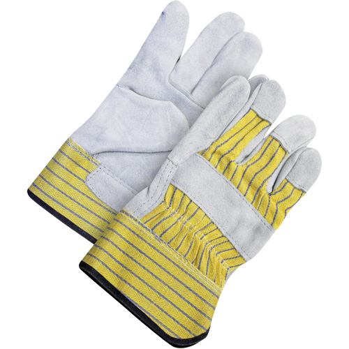 Gants d'ajusteur classiques, Taille unique, Paume en Cuir de vache refendu, Doublure en Molleton Rock Safety Industrial Ltd