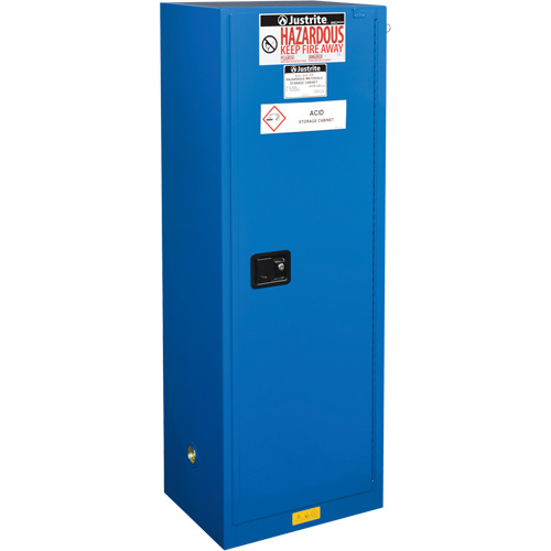 Armoires &eacute;troite pour rangement de mati&egrave;res dangereuses Sure-Grip Ex, 22 gal., 23,25" x 65" x 18" Rock Safety Industrial Ltd