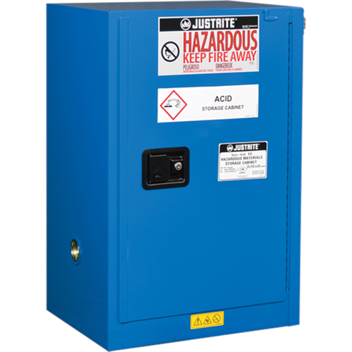 Armoires compactes doubl&eacute;es pour rangement de mati&egrave;res dangereuses Chem-Cor, 12 gal., 23,25" x 35" x 18" Rock Safety Industrial Ltd