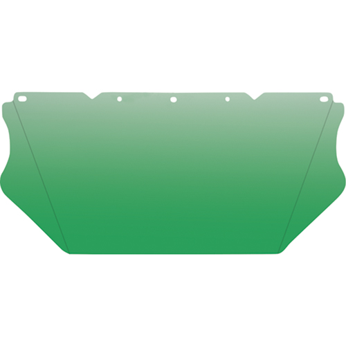 V-Gard&reg; Visor for General Purpose Applications, Polycarbonate, Green Tint Rock Safety Industrial Ltd