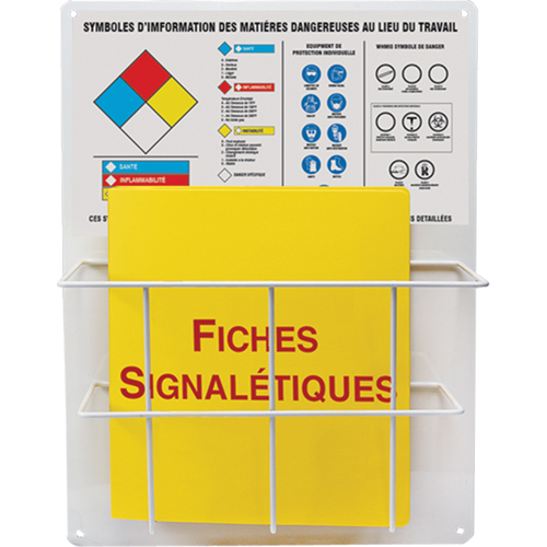 Haz-Mat Basket Style Centre Boards, French, Binders Included Rock Safety Industrial Ltd