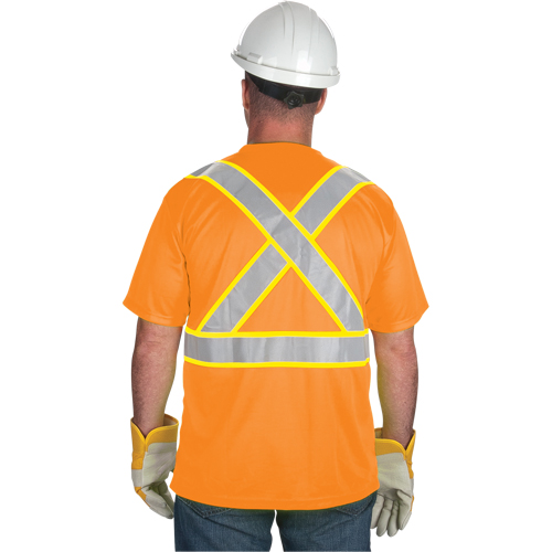 T-shirt conforme &agrave; la CSA, Polyester, Moyen, Orange Rock Safety Industrial Ltd