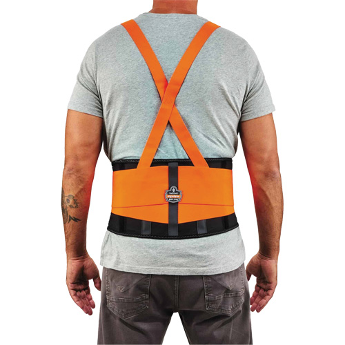 ProFlex 100HV Economy Spandex Hi-Vis Back Support Brace, Elastic, X-Small Rock Safety Industrial Ltd