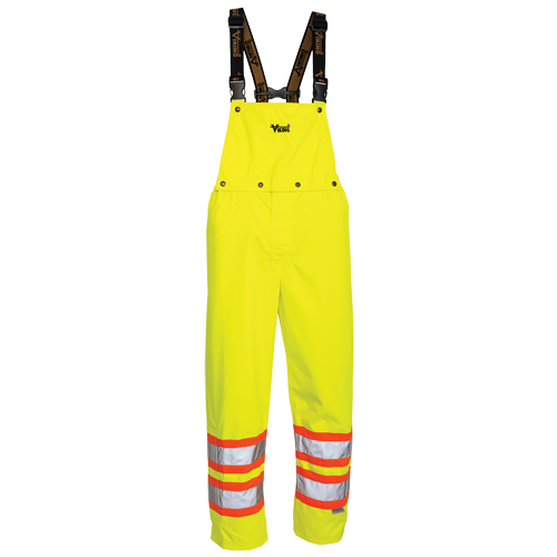 Pantalons 300 deniers Professional Journeyman, Polyester, Petit, Jaune lime haute visibilit&eacute; Rock Safety Industrial Ltd