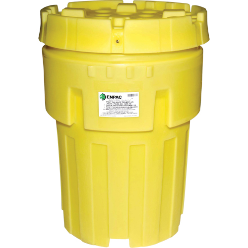 Barils de r&eacute;cup&eacute;ration en poly Plus Envirosalv , 95 gal. US, Stationnaire Rock Safety Industrial Ltd