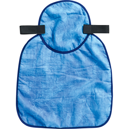 Tampon et voile pour le cou refroidissants pour casque de s&eacute;curit&eacute; Chill-Its 6717CT, Bleu Rock Safety Industrial Ltd