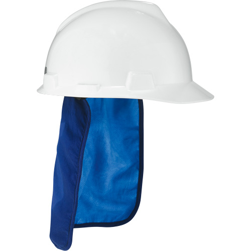 Tampon et voile pour le cou refroidissants pour casque de s&eacute;curit&eacute; Chill-Its 6717CT, Bleu Rock Safety Industrial Ltd