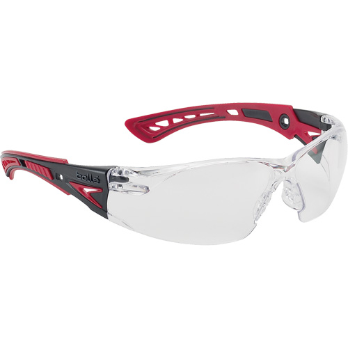 Lunettes de s&eacute;curit&eacute; Rush+, Lentille Transparent, Antibu&eacute;e/Anti-&eacute;gratignures, R&eacute;pond ou surpasse la norme CSA Z94.3 Rock Safety Industrial Ltd