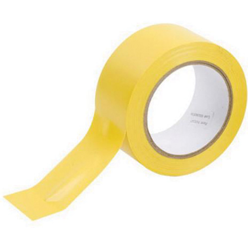 Ruban de marquage pour planchers, 2" x 108', Vinyle, Jaune Rock Safety Industrial Ltd