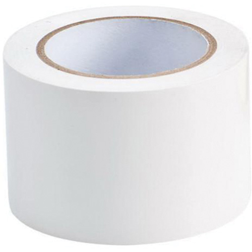 Ruban de marquage pour planchers, 3" x 108', Vinyle, Blanc Rock Safety Industrial Ltd
