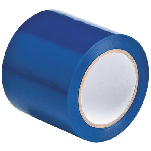 Ruban de marquage pour planchers, 4" x 108', Vinyle, Bleu Rock Safety Industrial Ltd
