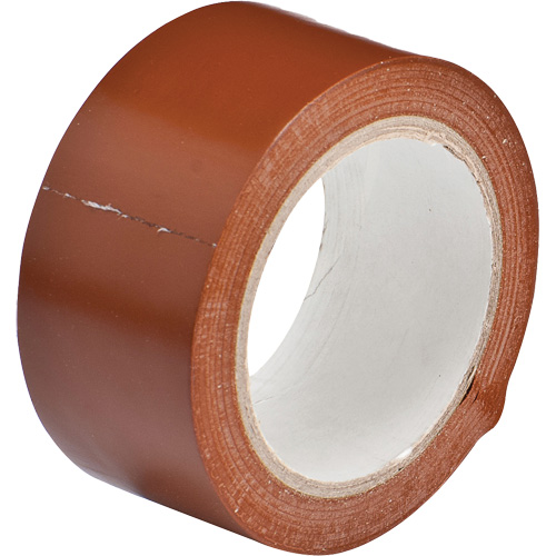 Floor Marking Tape, 2" x 108', Vinyl, Brown Rock Safety Industrial Ltd