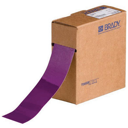 ToughStripe&reg; Floor Marking Tape, 2" x 100', Polyester, Purple Rock Safety Industrial Ltd
