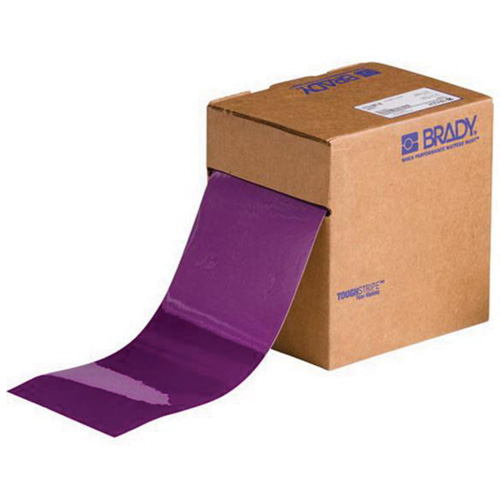 Ruban de marquage pour planchers ToughStripe, 3" x 100', Polyester, Mauve Rock Safety Industrial Ltd