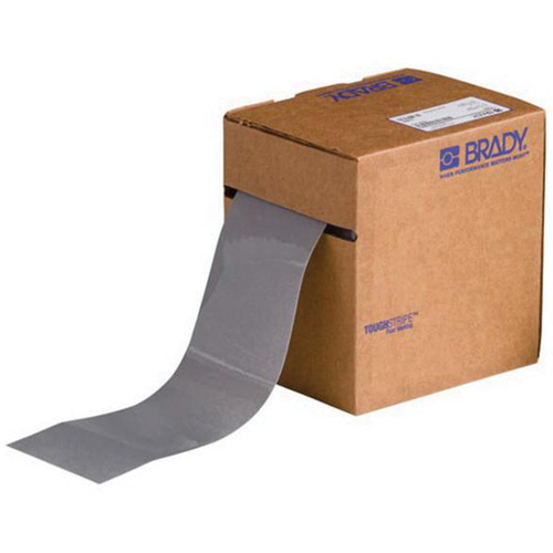ToughStripe&reg; Floor Marking Tape, 3" x 100', Polyester, Grey Rock Safety Industrial Ltd