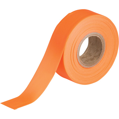 Ruban pour signalisation, 1,188" la x 150' lo, Orange fluorescent Rock Safety Industrial Ltd