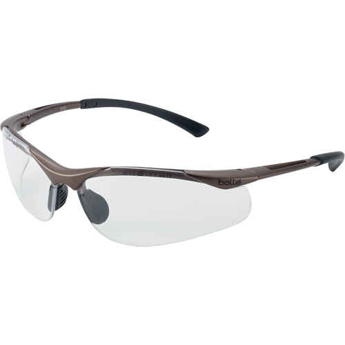 Contour Safety Glasses, Clear Lens, Anti-Fog/Anti-Scratch Rock Safety Industrial Ltd