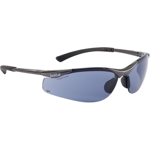 Lunettes de s&eacute;curit&eacute; Contour, Lentille Grise/fum&eacute;e, Antibu&eacute;e/Anti-&eacute;gratignures, R&eacute;pond ou surpasse la norme CSA Z94.3 Rock Safety Industrial Ltd