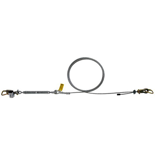 Ensemble de c&acirc;ble de s&eacute;curit&eacute; HLL SecuraSpan, C&acirc;ble galvanis&eacute; Rock Safety Industrial Ltd