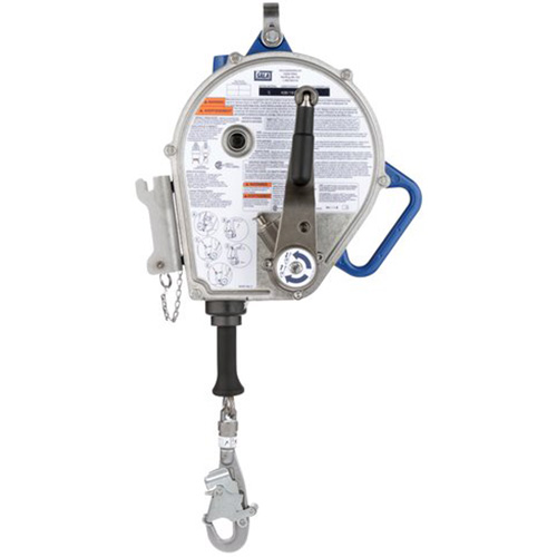 C&acirc;ble de s&eacute;curit&eacute; autor&eacute;tractable Sealed-Blok, 50', Acier inoxydable, Pivotant Rock Safety Industrial Ltd
