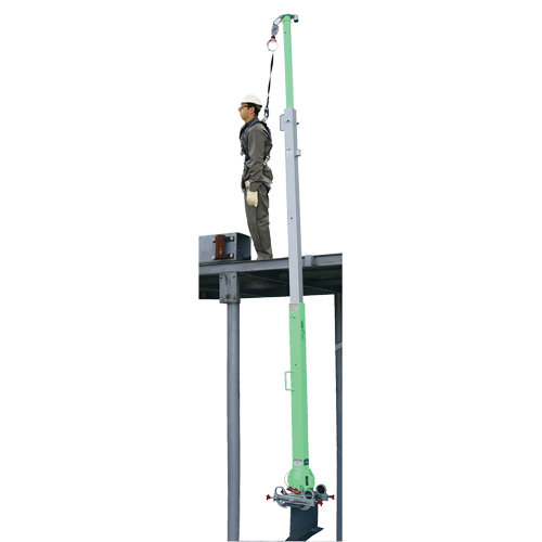 Poteau de protection contre les chutes portatif Advanced Rock Safety Industrial Ltd