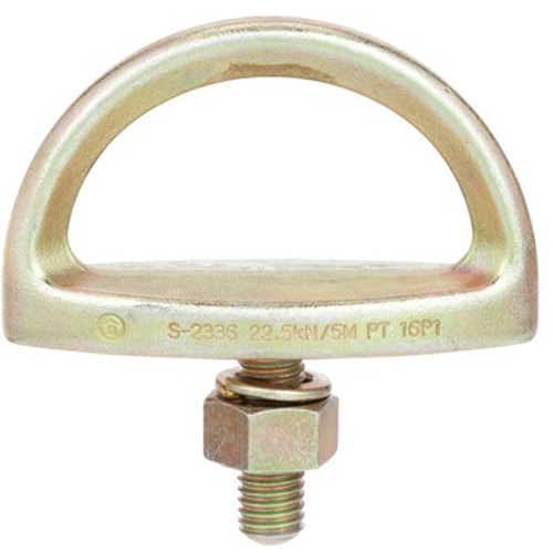 Raccord d'ancrage, Anneau en D, Usage Permanent Rock Safety Industrial Ltd