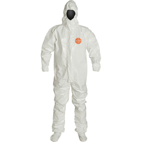 Hooded Coveralls, Tychem&reg; 4000, 2X-Large, White Rock Safety Industrial Ltd