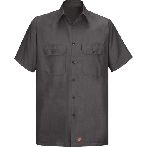 Short Sleeve Ripstop Shirt, Men's, 3X-Large, Charcoal Rock Safety Industrial Ltd