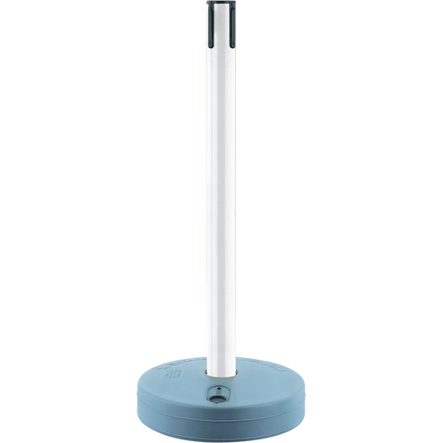 Outdoor TensaBarrier&reg; - Receiver Posts, 37" High, White Rock Safety Industrial Ltd