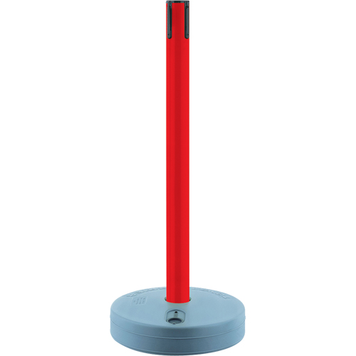 Tensabarrier ext&eacute;rieur - poteaux r&eacute;cepteurs, Hauteur de 37", Rouge Rock Safety Industrial Ltd
