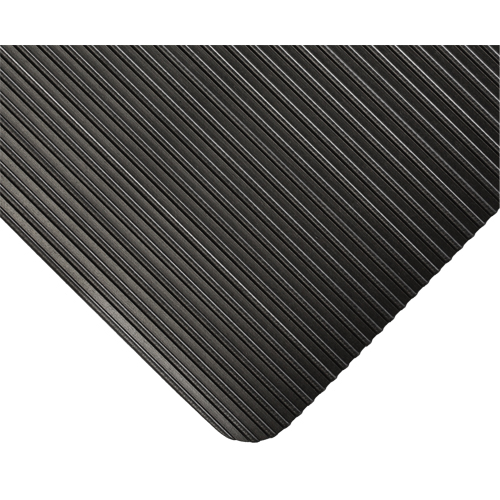 KleenSweep Mat No.391, Runner, 3' x 105' x 1/8", Black Rock Safety Industrial Ltd