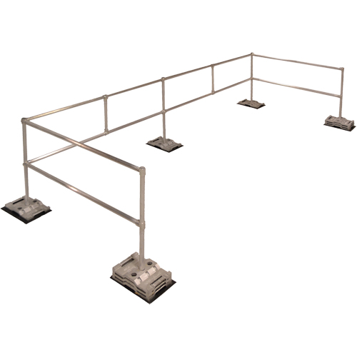 RoofGuard Classic System - Packaged Kits, Aluminum, 72" W x 216" L x 42" H Rock Safety Industrial Ltd