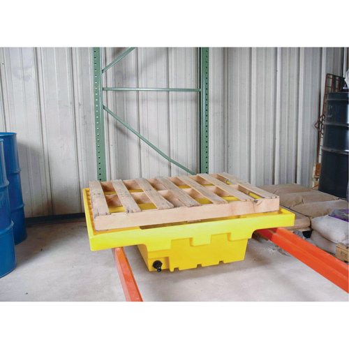Contenant de confinement Ultra-Rack Sump, 51,5'' lo x 51,5'' la x 12" ha, 66 gal. US Capacit&eacute; Rock Safety Industrial Ltd