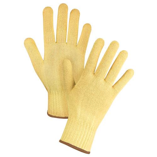 Seamless String Knit Gloves, Size Large/9, 7 Gauge, Kevlar&reg; Shell, ASTM ANSI Level A2/EN 388 Level 3 Rock Safety Industrial Ltd