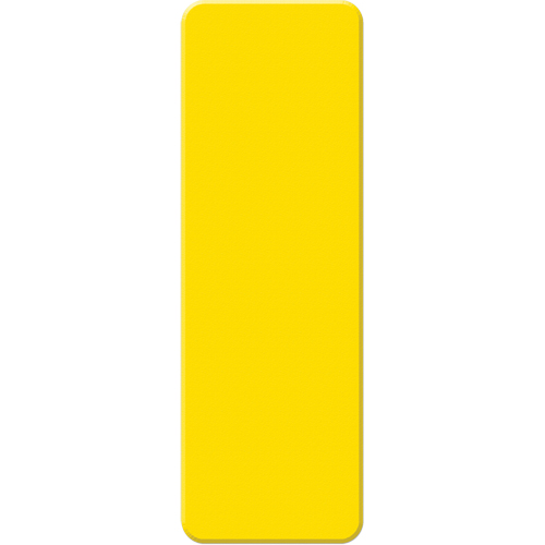 Marqueurs all&eacute;g&eacute;e/5S Armor Stripe, Rectangle, 6" lo x 2" la, Jaune, Plastique Rock Safety Industrial Ltd