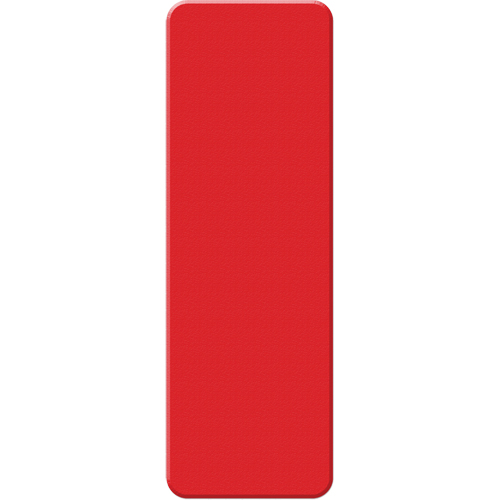 Marqueurs all&eacute;g&eacute;e/5S Armor Stripe, Rectangle, 6" lo x 2" la, Rouge, Plastique Rock Safety Industrial Ltd