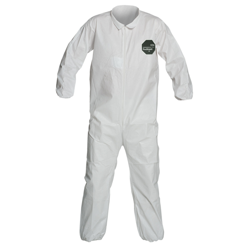ProShield&reg; 50 Coveralls, Small, White, Microporous Rock Safety Industrial Ltd