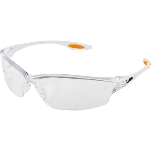 Lunettes de s&eacute;curit&eacute; Law 2, Lentille Transparent, ANSI Z87+ Rock Safety Industrial Ltd