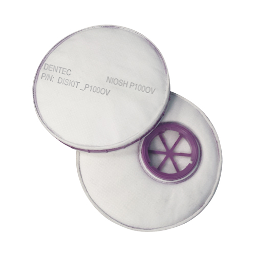 Filtre pour respirateur Diskit, Filtre contre les particules avec suppresion de vapeurs nuisibles, Vapeur organique/Filtre P100 Rock Safety Industrial Ltd