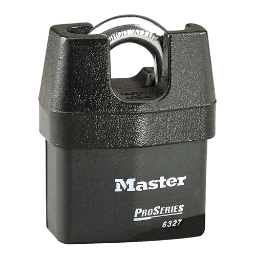 Cadenas prot&eacute;g&eacute; ProSeries, Noir, Cl&eacute;s diff&eacute;rentes, Acier lamin&eacute;, Largeur de 2-5/8" Rock Safety Industrial Ltd