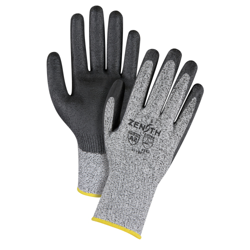 Gants &eacute;lastiques sans coutures r&eacute;sistants &agrave; la coupe, Taille Petit/7, Calibre 13, Rev&ecirc;tement Polyur&eacute;thane, Enveloppe en PEHP, ANSI/ISEA 105 niveau 2/EN 388 niveau 3 Rock Safety Industrial Ltd